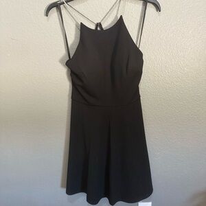 Elegant Black Sleeveless Dress